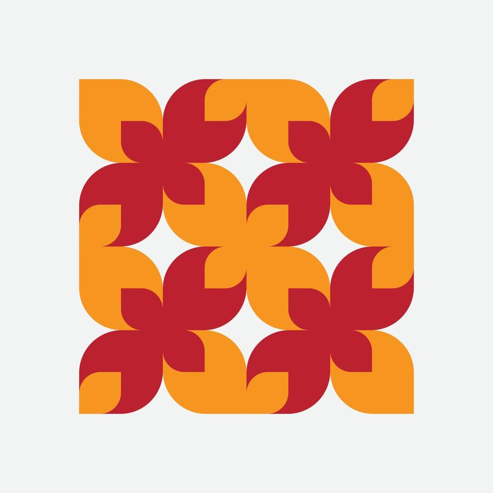 motif vectoriel géométrique abstrait dans un style scandinave. symbole agricole. récolte de jardin. conception graphique illustration de fond