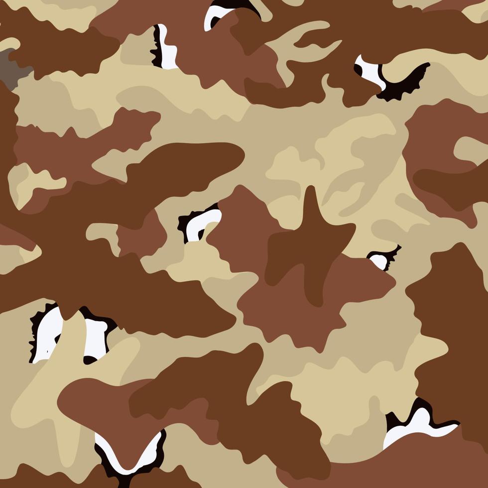 désert sable tempête soldat furtif champ de bataille marron camouflage rayures motif états-unis fond militaire adapté au tissu d'impression et à l'emballage vecteur