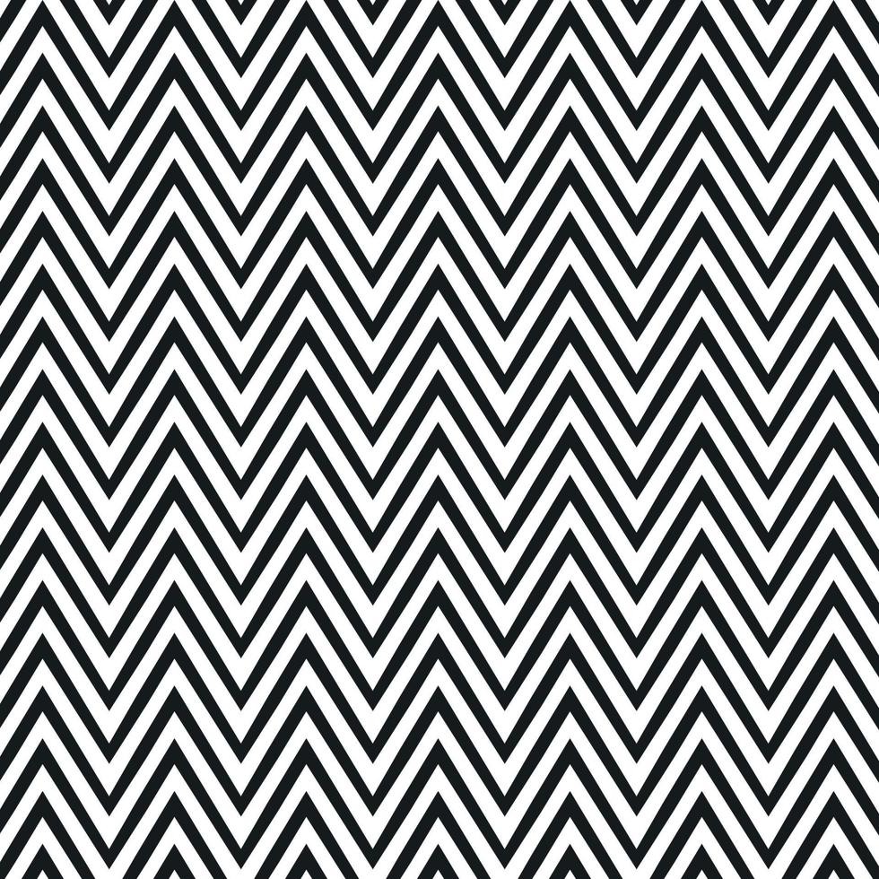 zig zag moderne motif harmonieux de chevron tribal fond noir et blanc motif d'illustration vectorielle pour la conception ou l'impression de sites Web vecteur
