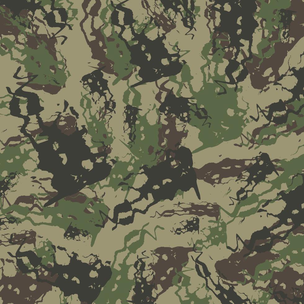 abstrait brosse bois jungle sauvage feuilles champ de bataille terrain abstrait camouflage rayures motif militaire fond adapté aux vêtements imprimés vecteur