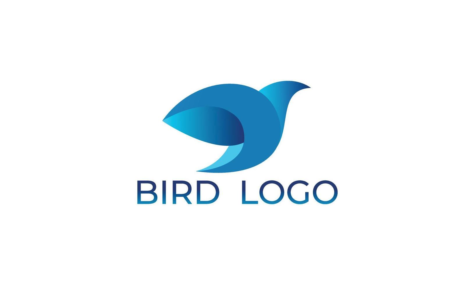 logo d'oiseau. création de logo d'oiseau de vecteur. vecteur