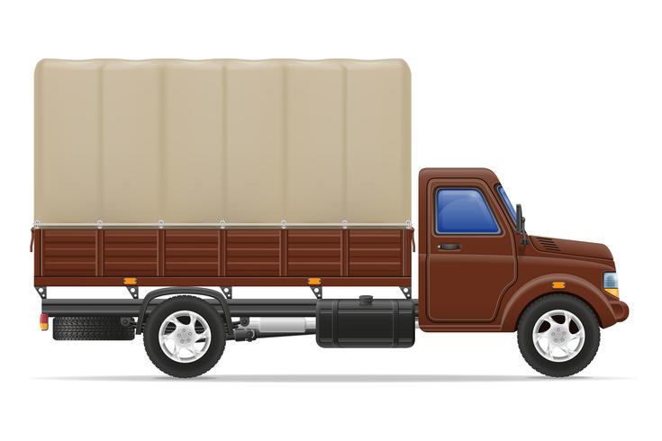 camion de fret pour le transport de marchandises vector illustration