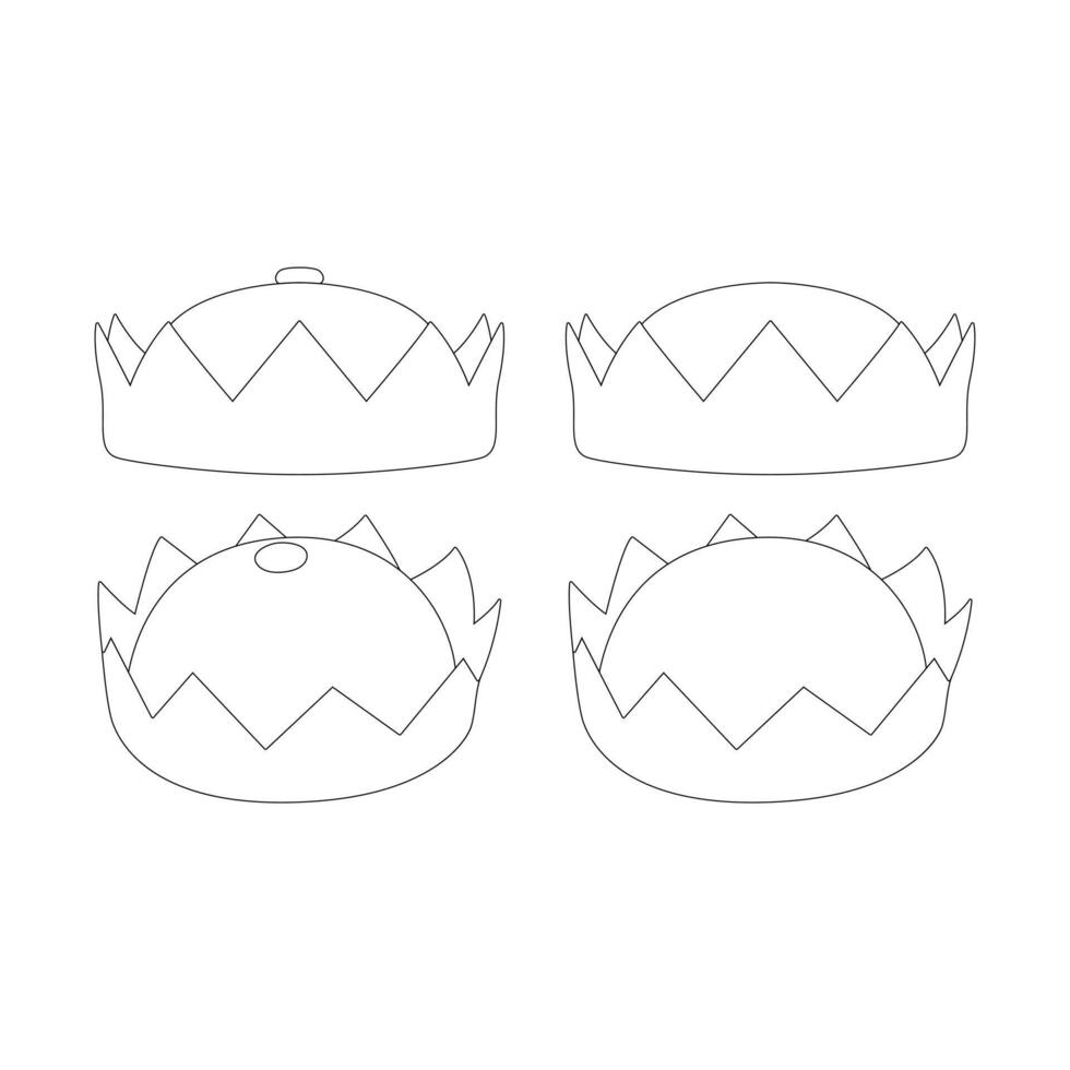 modèle whoopee hat vector illustration design plat contour