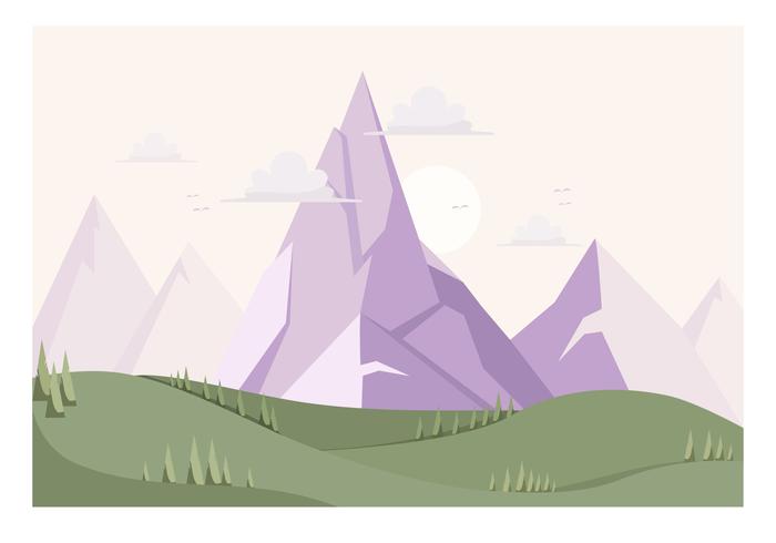 Illustration de paysage vectoriel