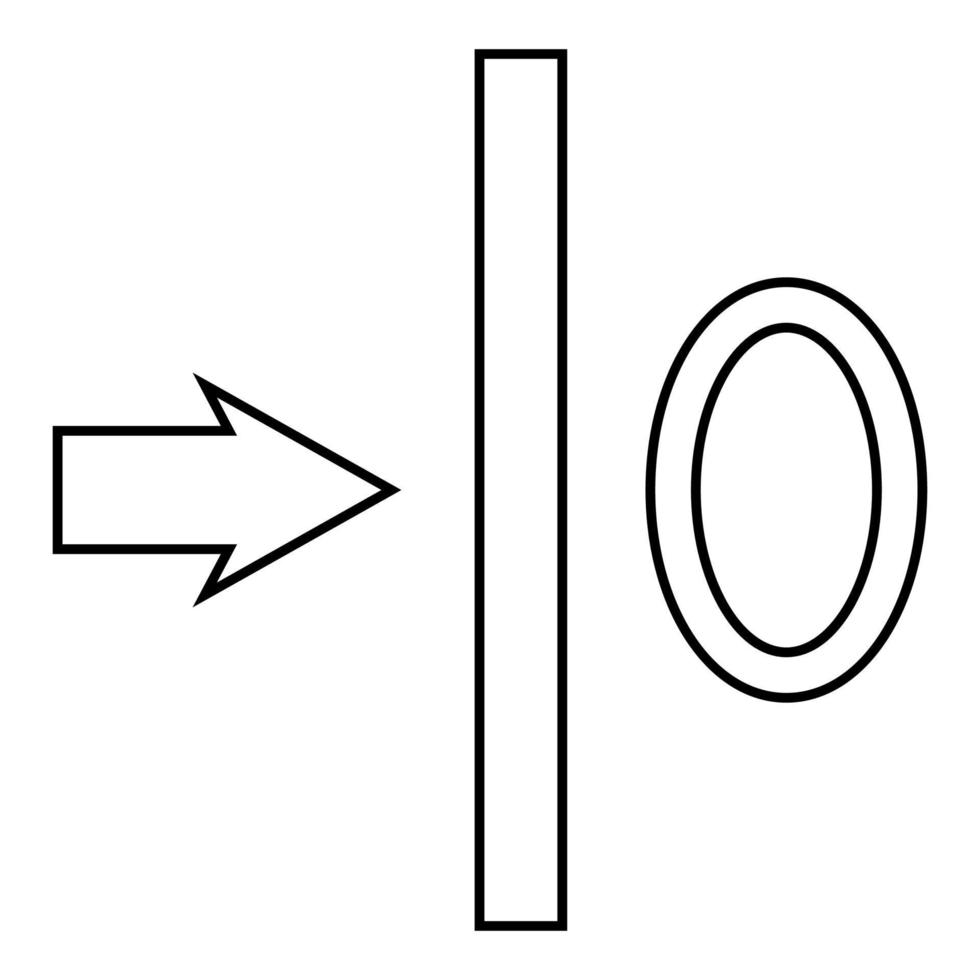 désignation d'autocollant personnalisé sur l'icône de symbole de papier peint contour noir couleur illustration vectorielle image de style plat vecteur