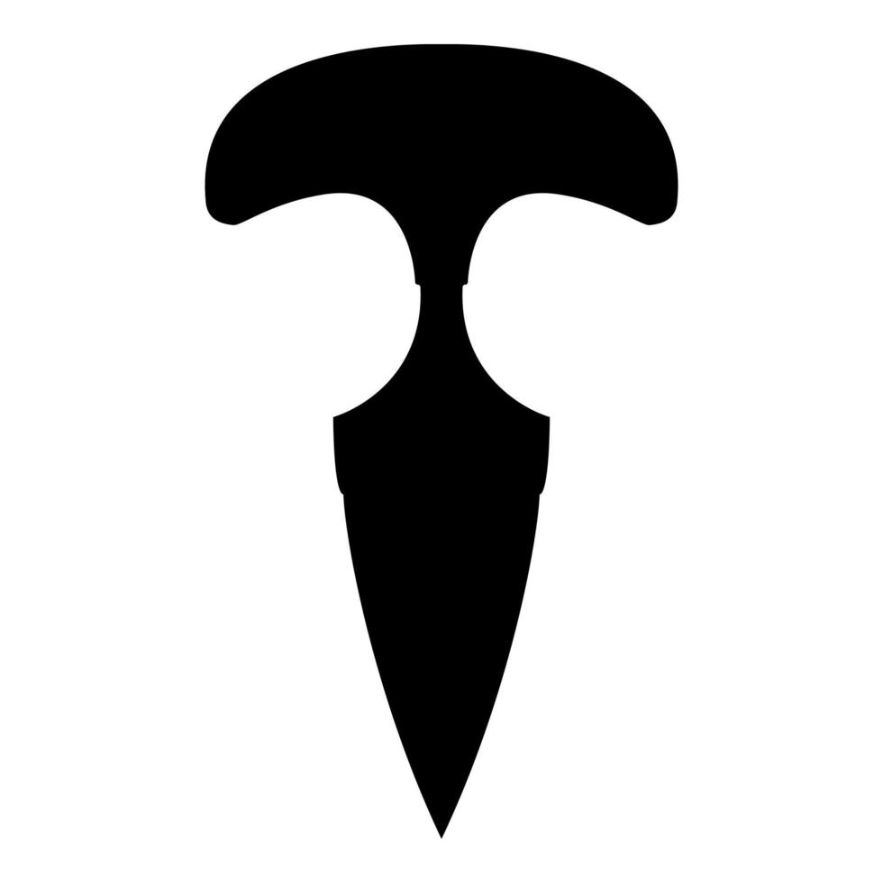 icône de couteau de jointures illustration vectorielle de couleur noire image de style plat vecteur