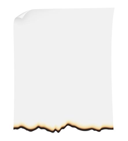 illustration vectorielle de papier brûlé vecteur