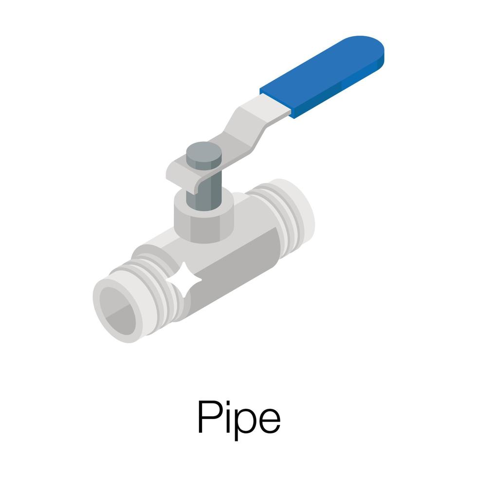 concepts de vannes de pipeline vecteur