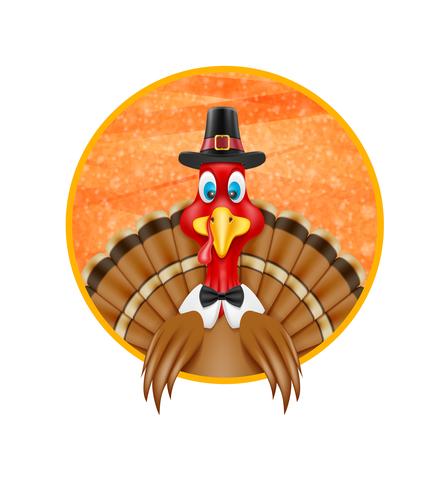 illustration vectorielle de thanksgiving turkey bird vecteur