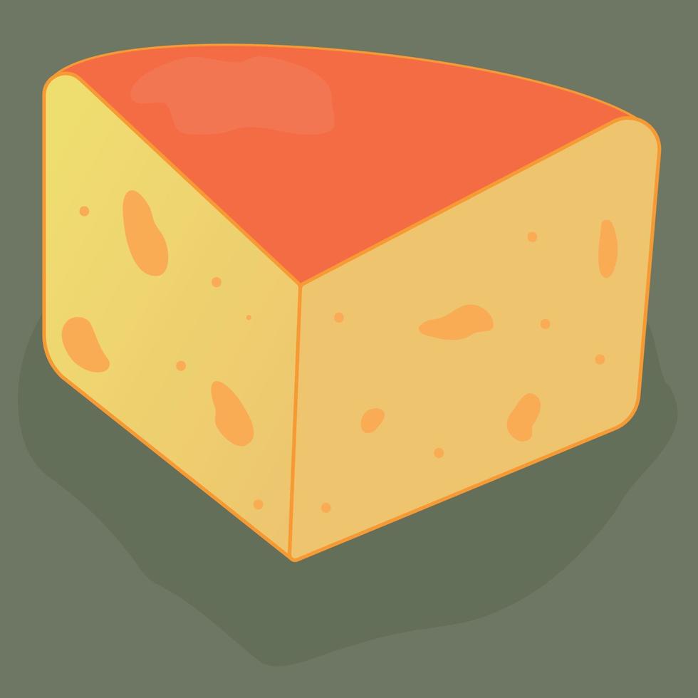 fromage gouda. illustration vectorielle vecteur