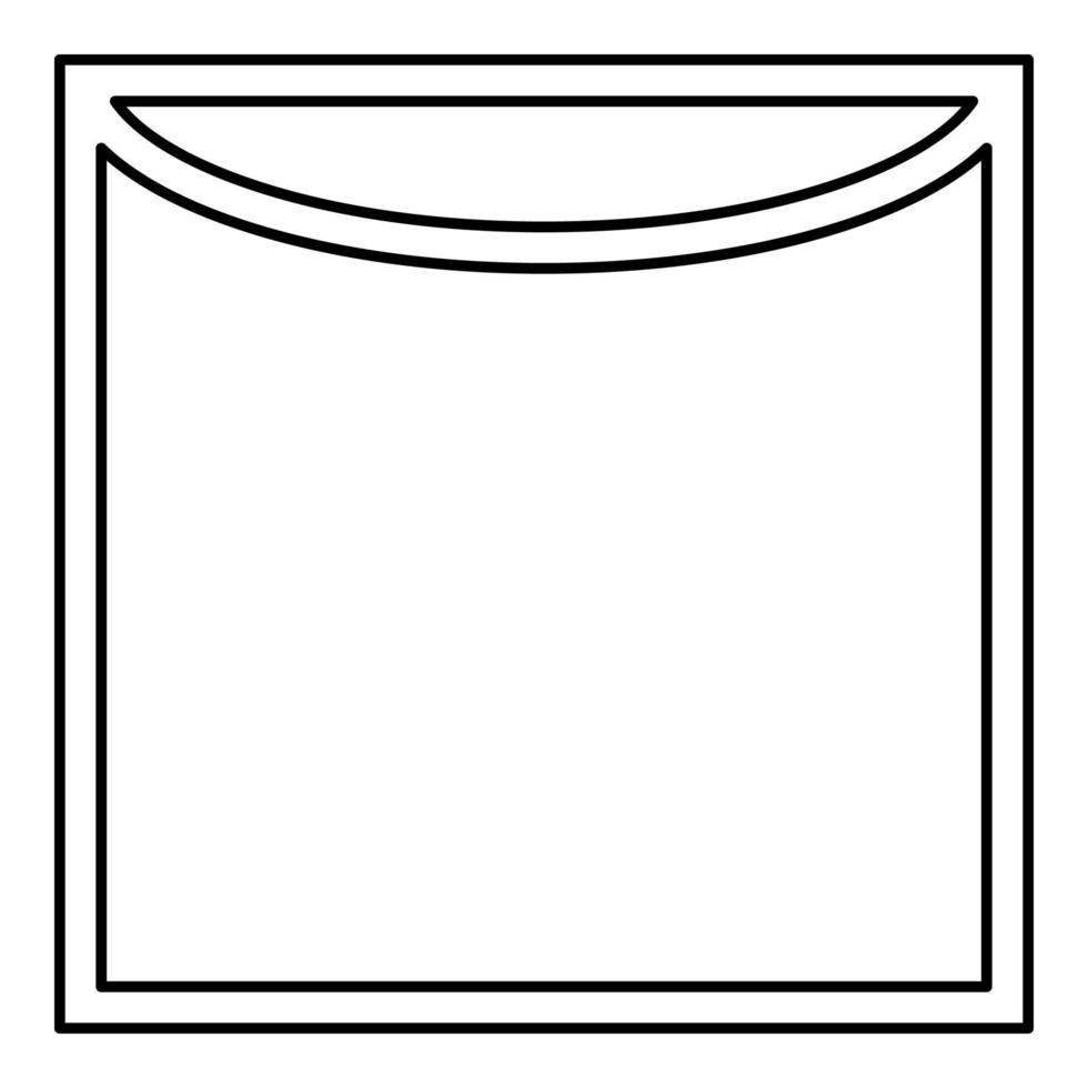 séchage vertical sur cintre symboles d'entretien des vêtements lavage concept blanchisserie signe icône contour noir couleur illustration vectorielle image de style plat vecteur