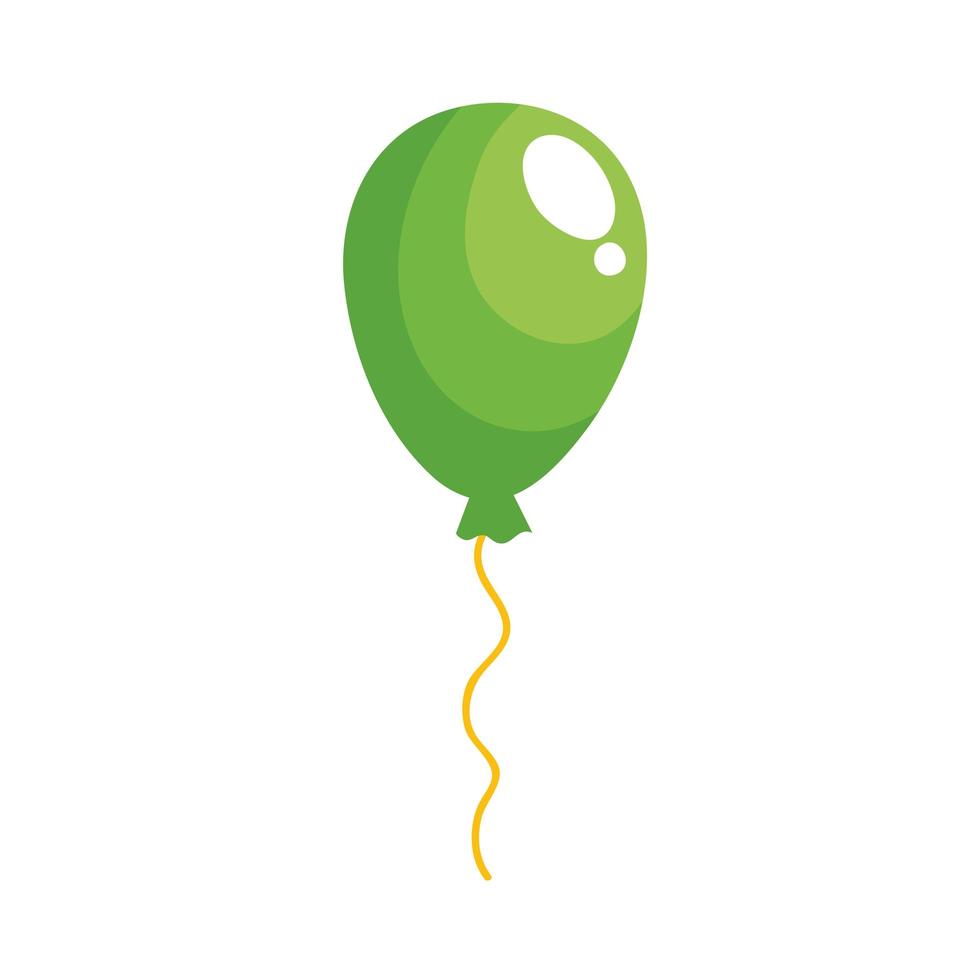 ballon hélium, ballon pour anniversaire et décoration de fête vecteur