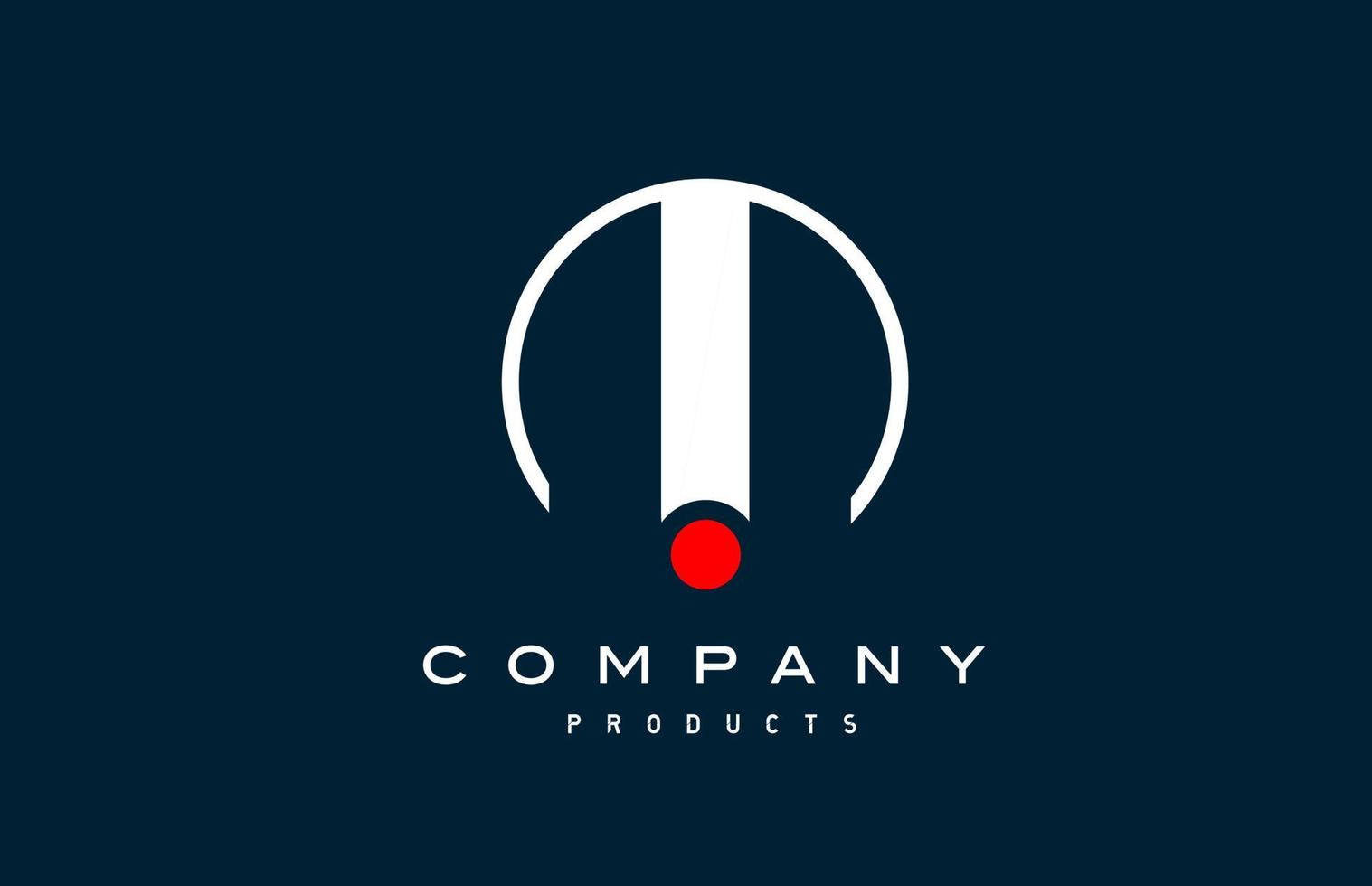 je l'icône du logo de la lettre de l'alphabet. design créatif pour entreprise et entreprise vecteur