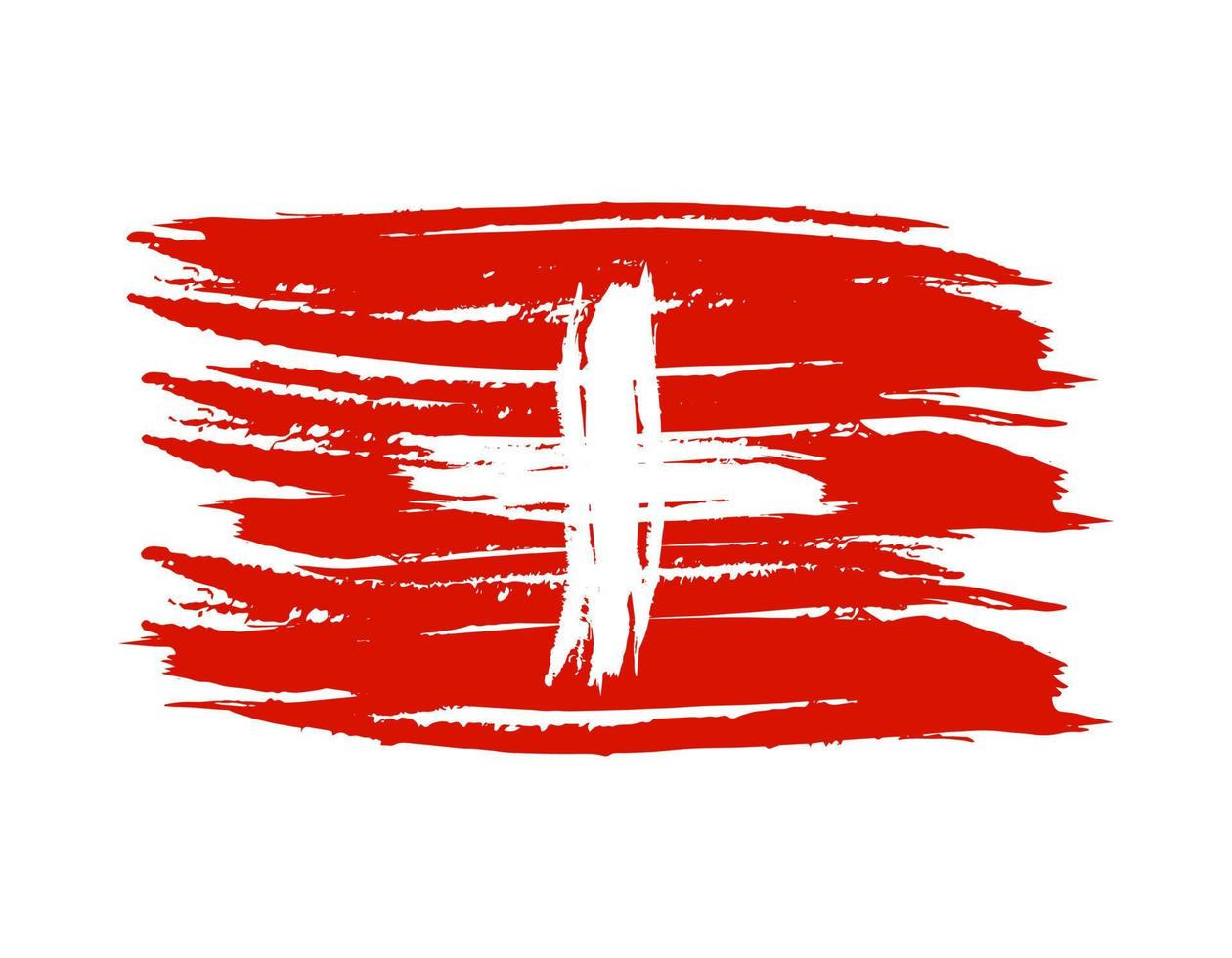 suisse europe pays drapeau vecteur arrière-plan icône aquarelle sec brosse encre texture illustration fête de l'indépendance célébration bannière