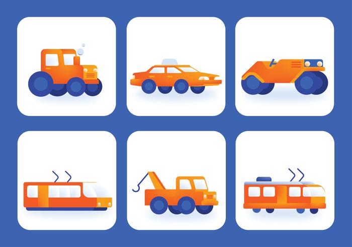 Transport Clipart Vecteur Pack