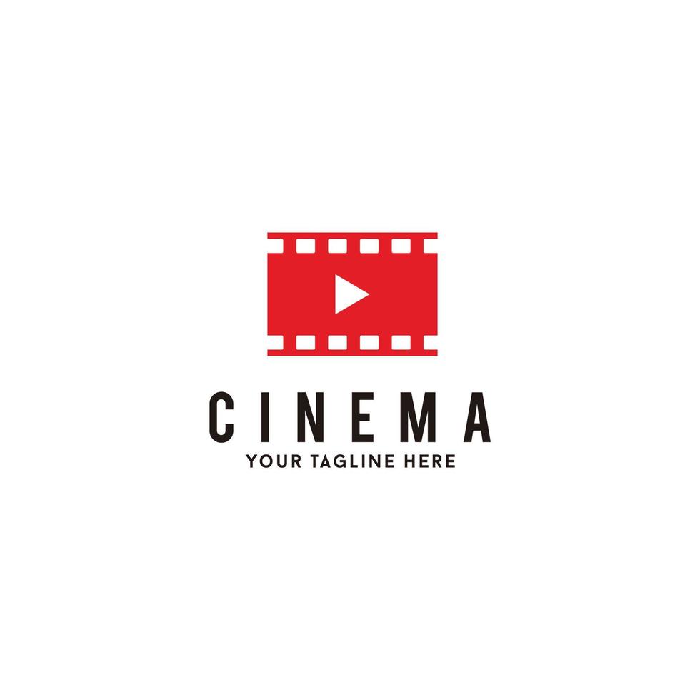 image, film, cinéma inspiration logo couleur rouge vecteur