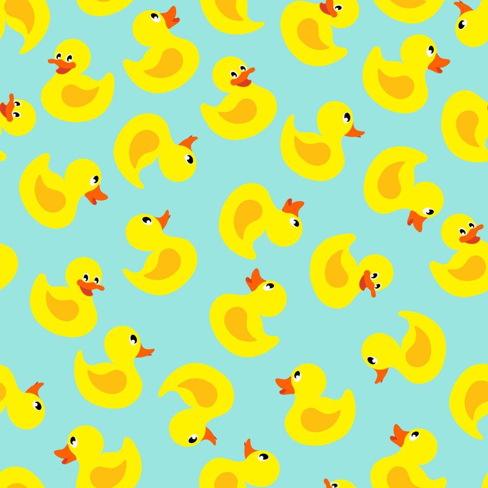 motif de canards jaunes sans soudure vecteur