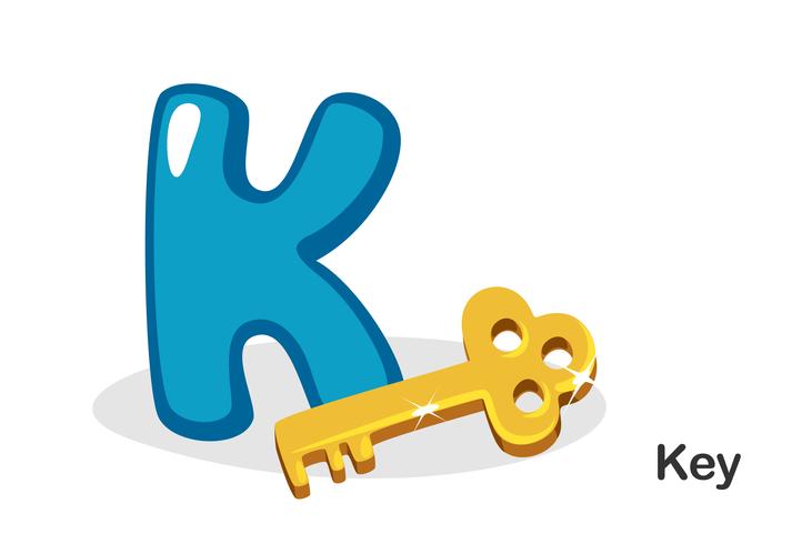 K pour clé vecteur