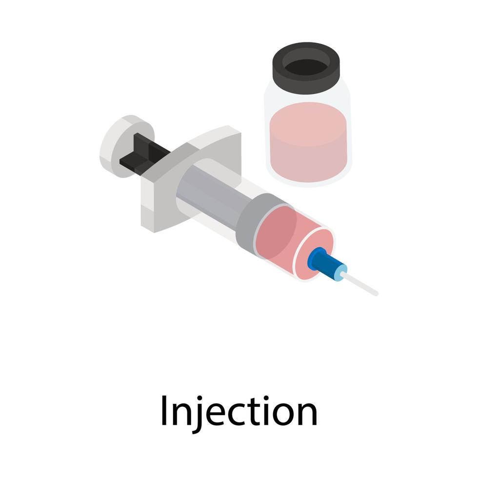 concepts d'injection à la mode vecteur