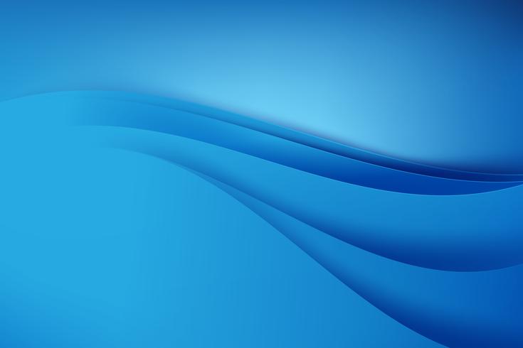 Abstrait bleu courbe sombre 001 vecteur