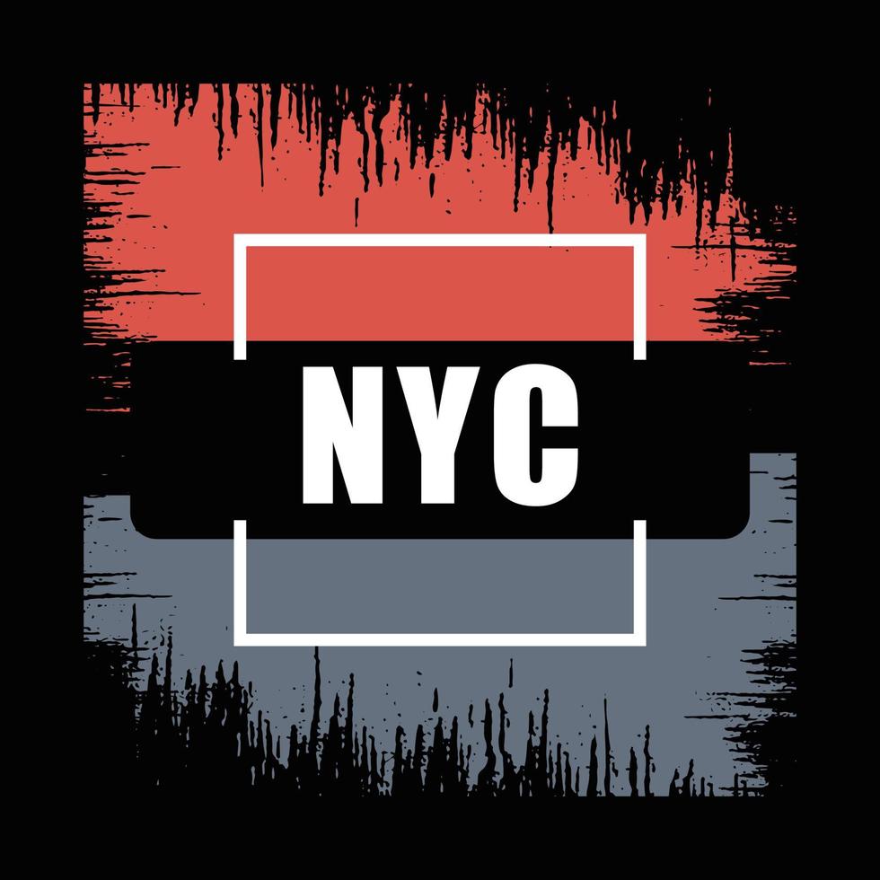 conception de t-shirt new york vecteur