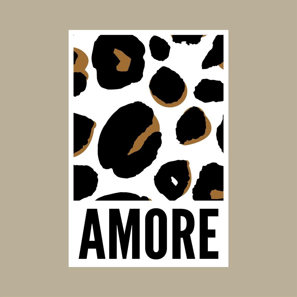 slogan amore expression graphique vecteur impression mode lettrage calligraphie