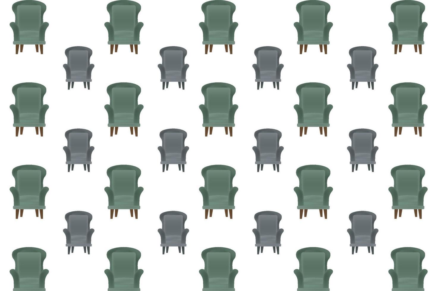 fauteuil abstrait motif de fond vecteur