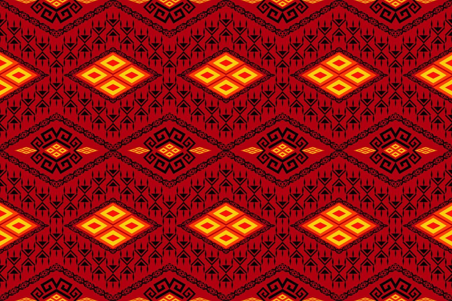 motif traditionnel oriental ethnique géométrique.figure style de broderie tribale.design pour papier peint, vêtements, emballage, tissu, illustration vectorielle vecteur