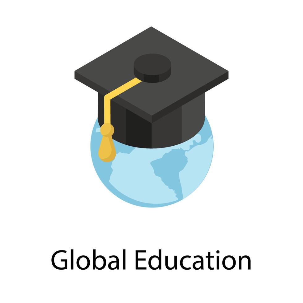 concepts d'éducation globale vecteur