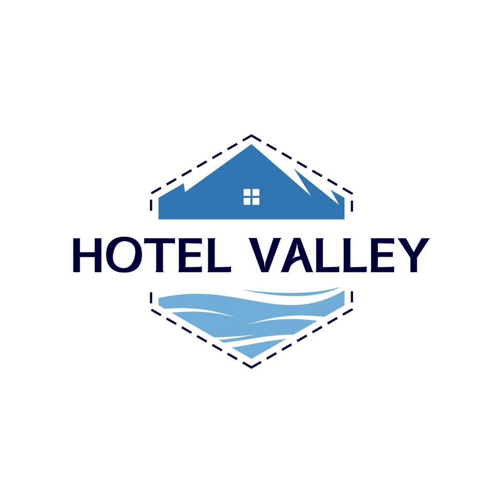 logo d'entreprise voyage et tourisme insigne d'hôtel vecteur