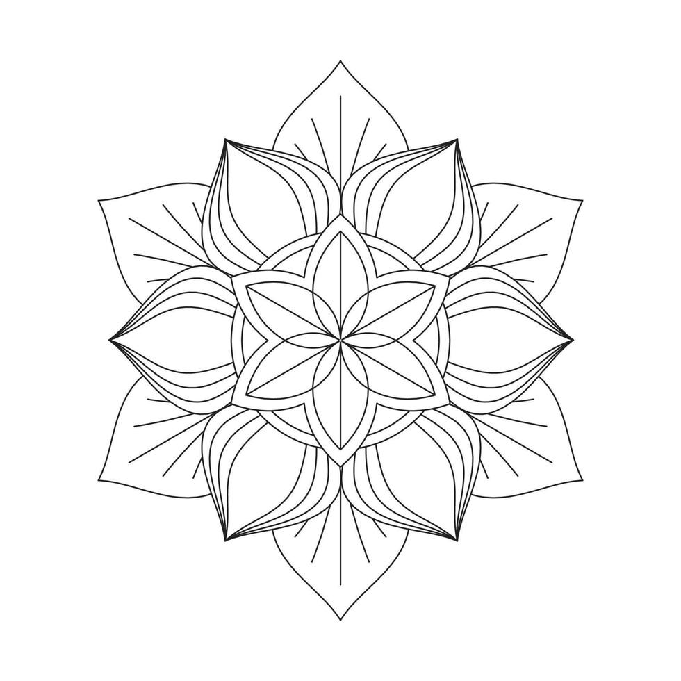 livre de coloriage mandala intérieur kdp vecteur