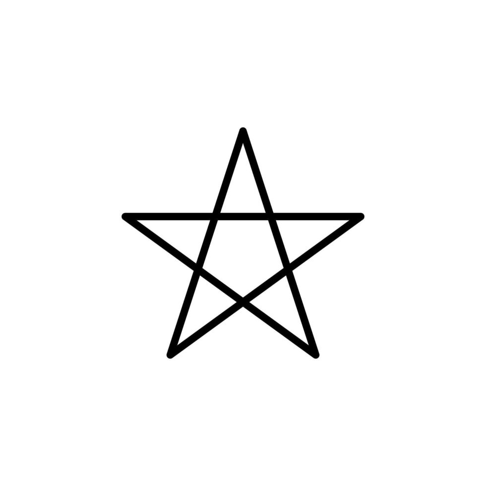 étoiles, icône de ligne de nuit, vecteur, illustration, modèle de logo. convient à de nombreuses fins. vecteur