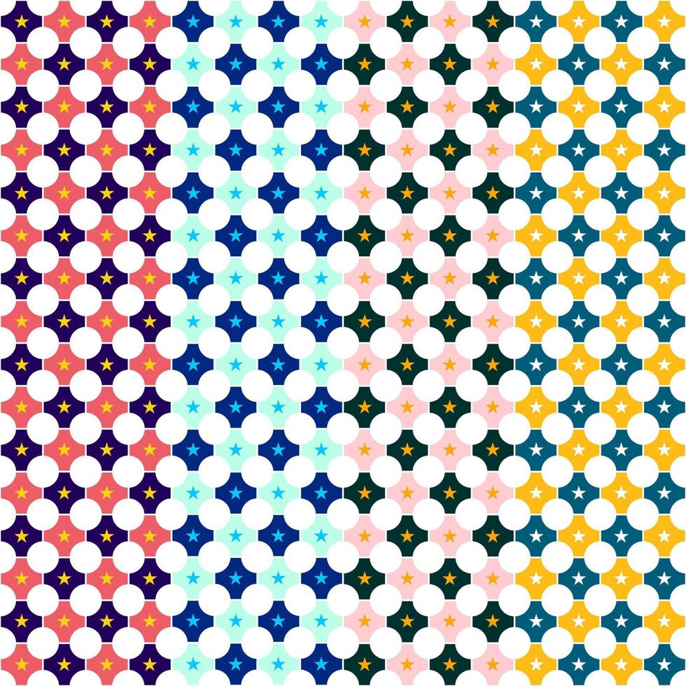 plus une couleur pour les motifs vectoriels. vecteur