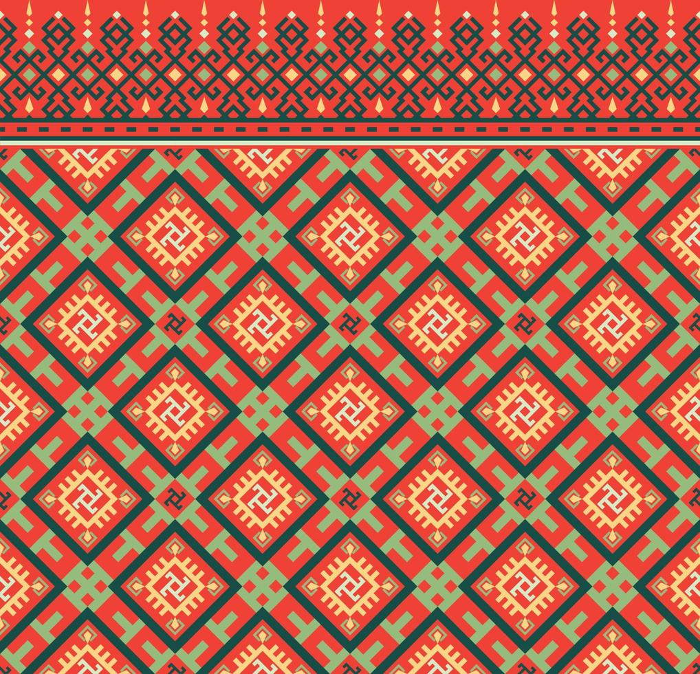 motif ethnique tissu texture géométrique vecteur aztèque oriental illustration rétro carreaux de céramique