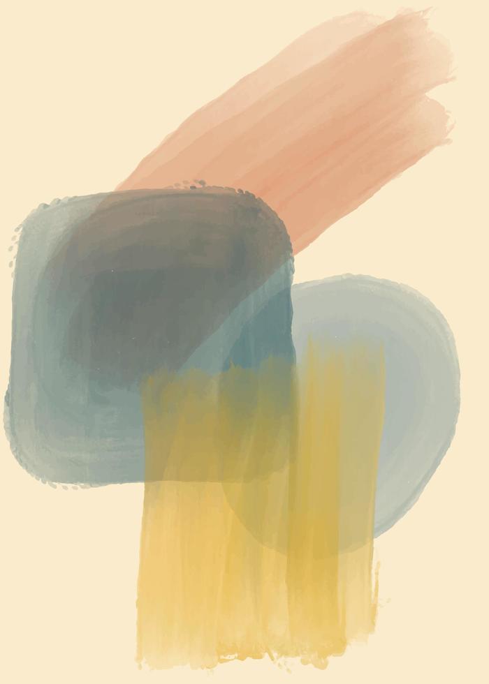 créatif minimaliste peint à la main. fond d'arts abstraits. illustration vectorielle vecteur
