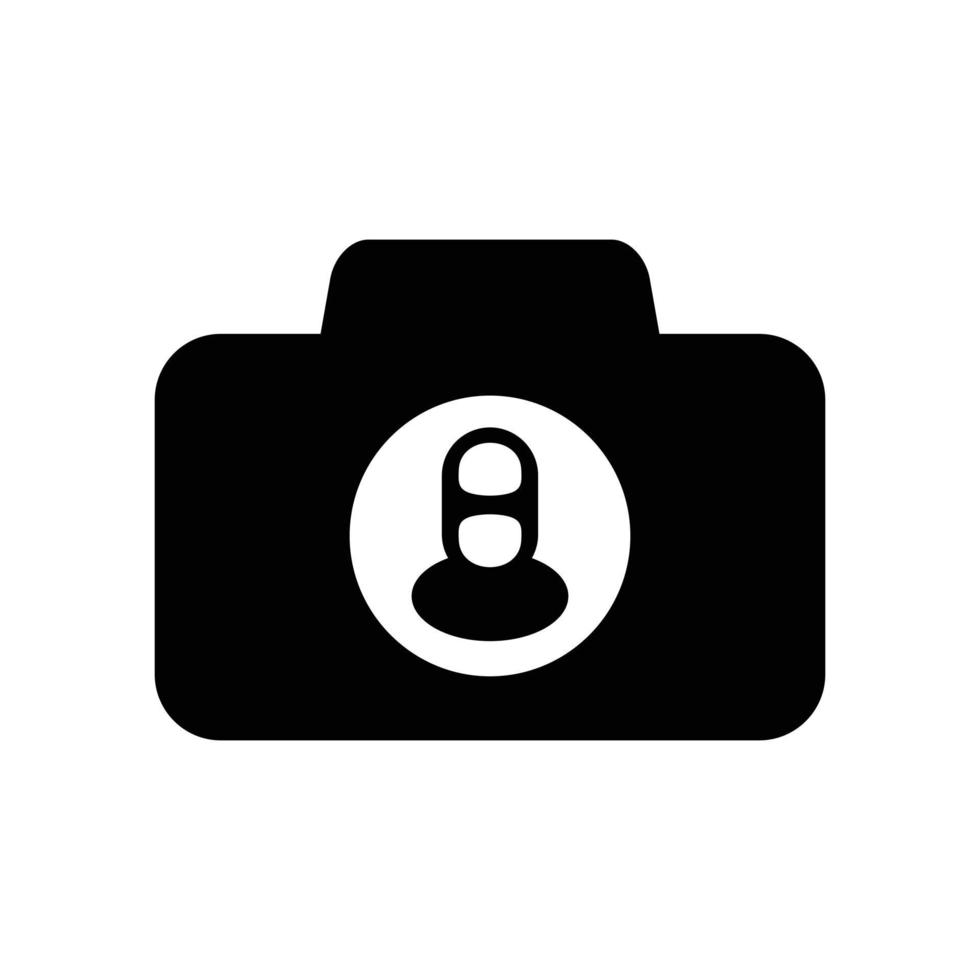 logo appareil photo couverture soda minimaliste icône vecteur symbole design plat