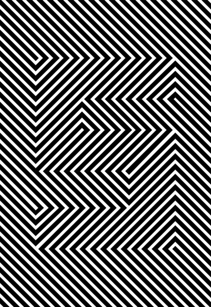 lettre s ligne parallèle illusion eye stripe vector illustration