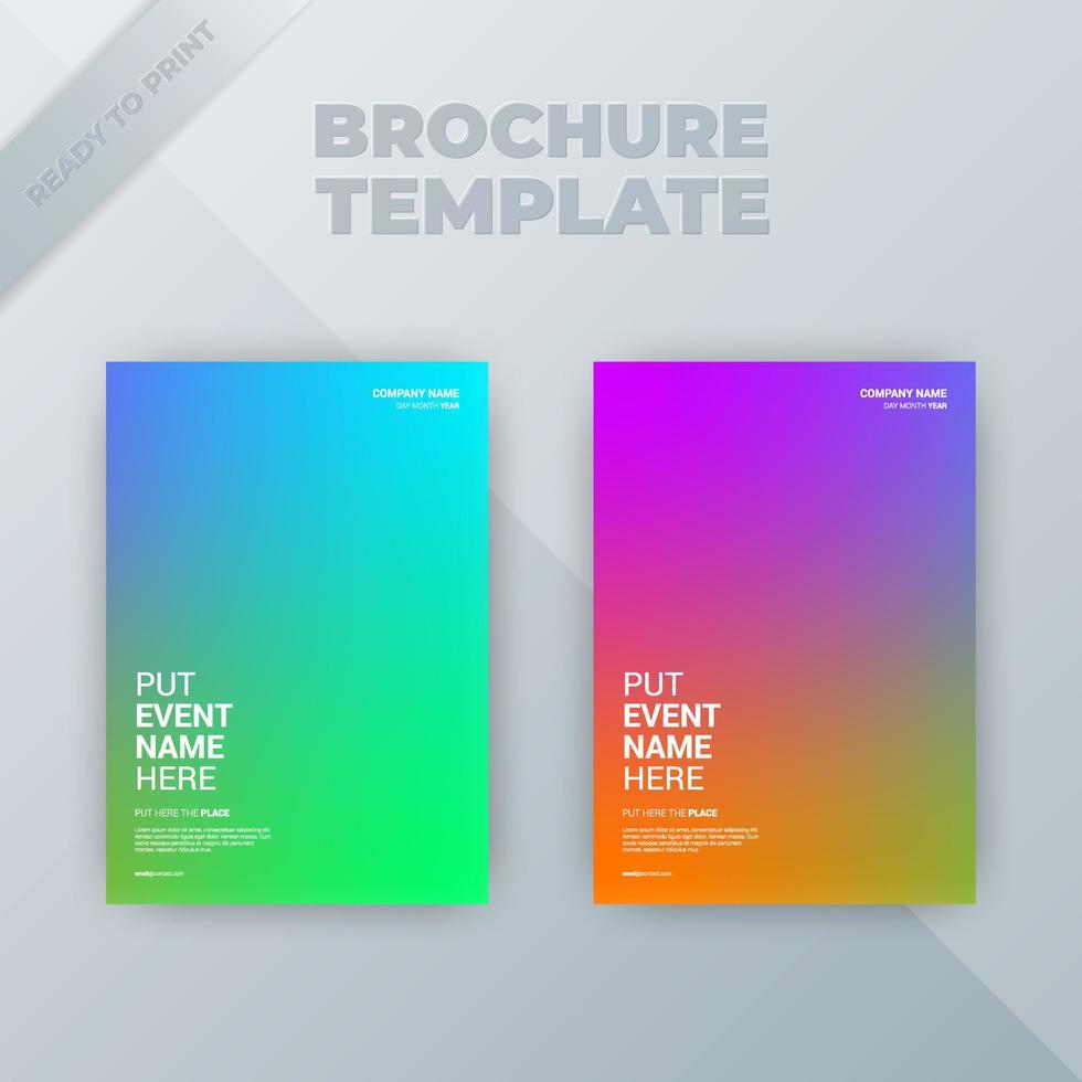 couverture de modèle de conception de brochure de dépliant. modèle a4 de taille de couverture d'entreprise vecteur