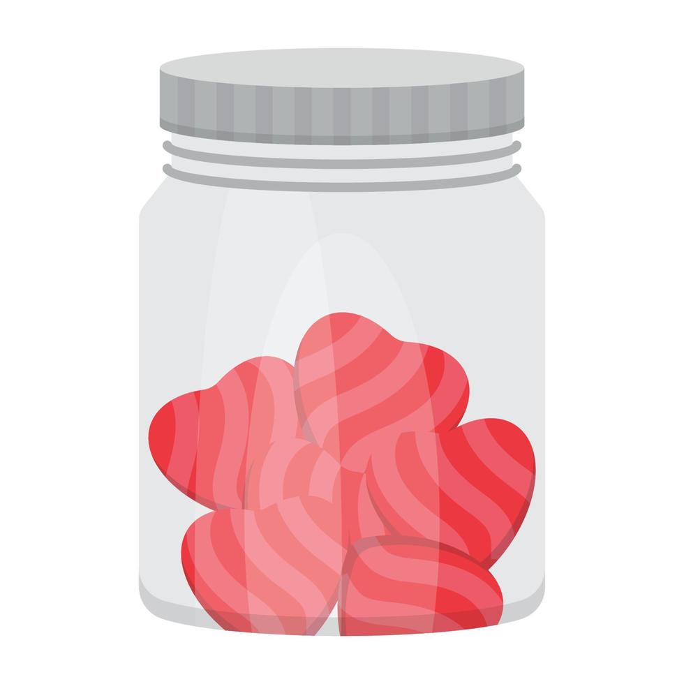icône de vecteur de bonbons d'amour qui peut facilement modifier ou éditer
