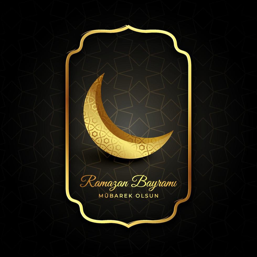 ramazan bayrami mubarek olsun. eid moubarak ramadan. illustration vectorielle eps10. vecteur