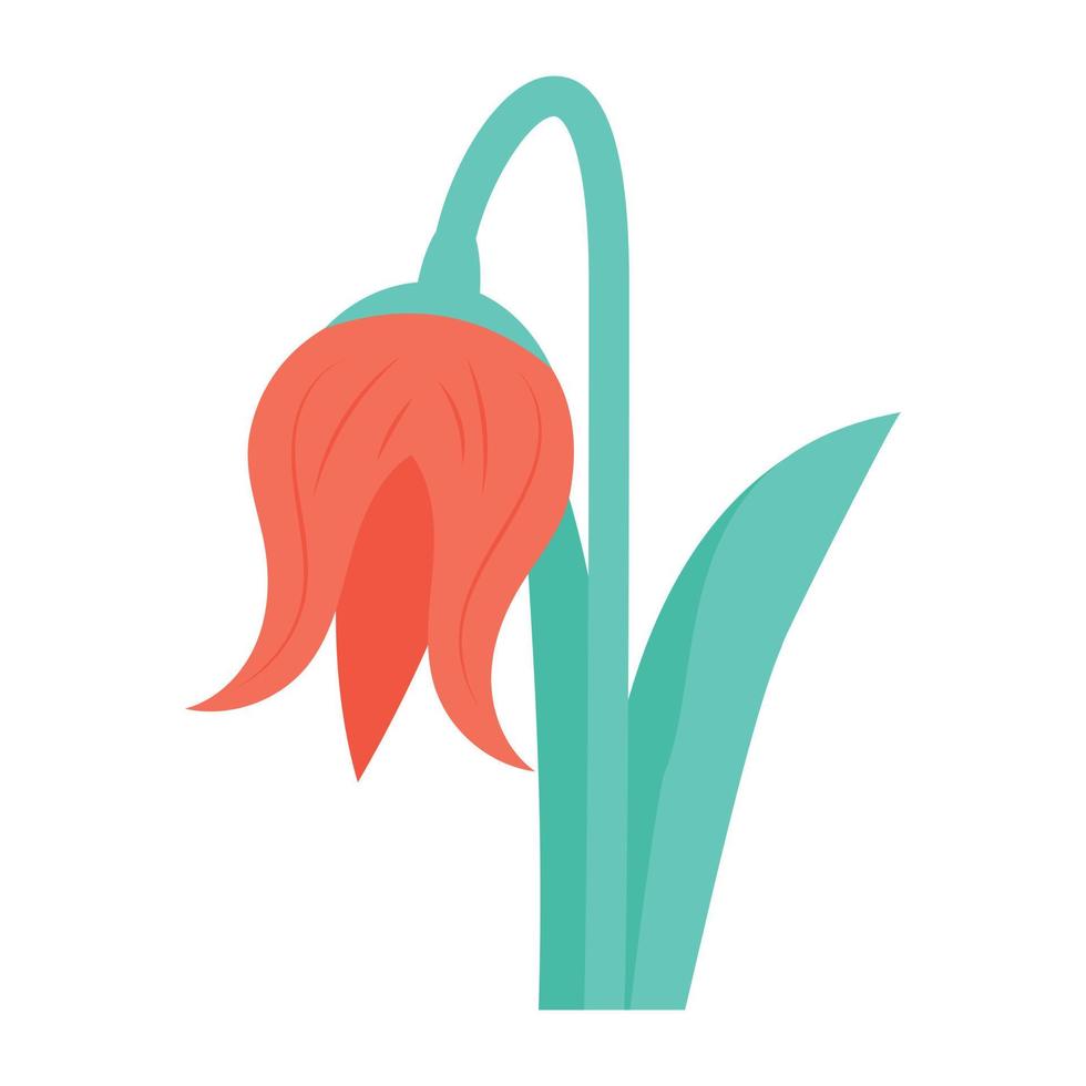 concepts de tulipes à la mode vecteur