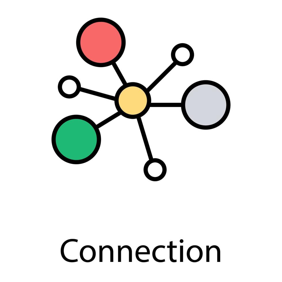 concepts de partage de réseau vecteur