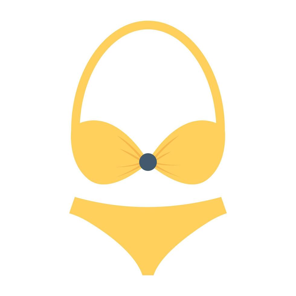 concepts de bikini à la mode vecteur