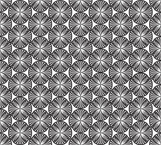 Motif géométrique sans soudure Ornement floral abstrait. Texture orientale vecteur