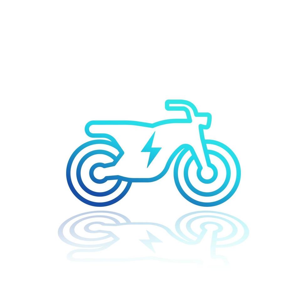 icône de vecteur de vélo électrique