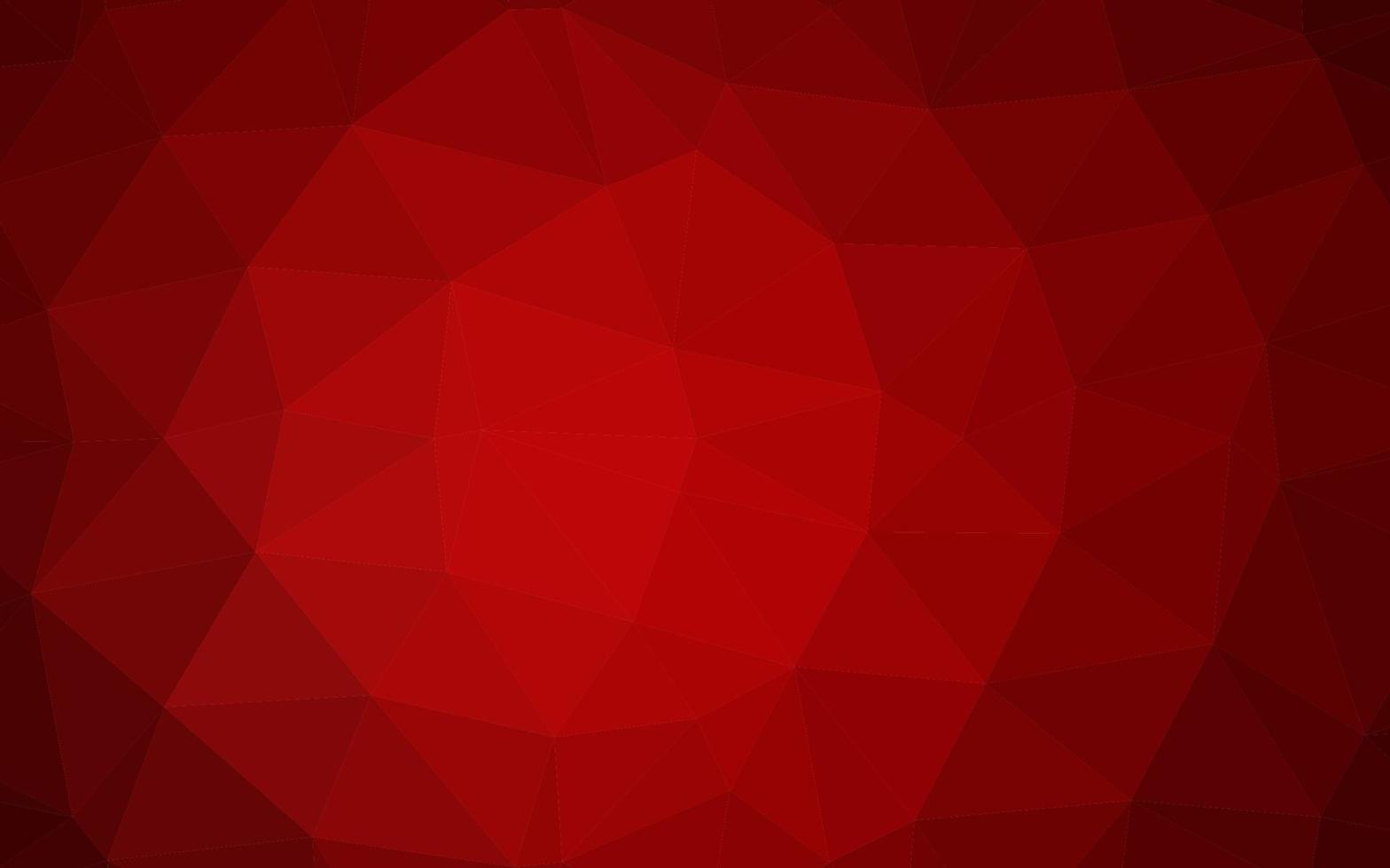 modèle polygonal de vecteur rouge clair.