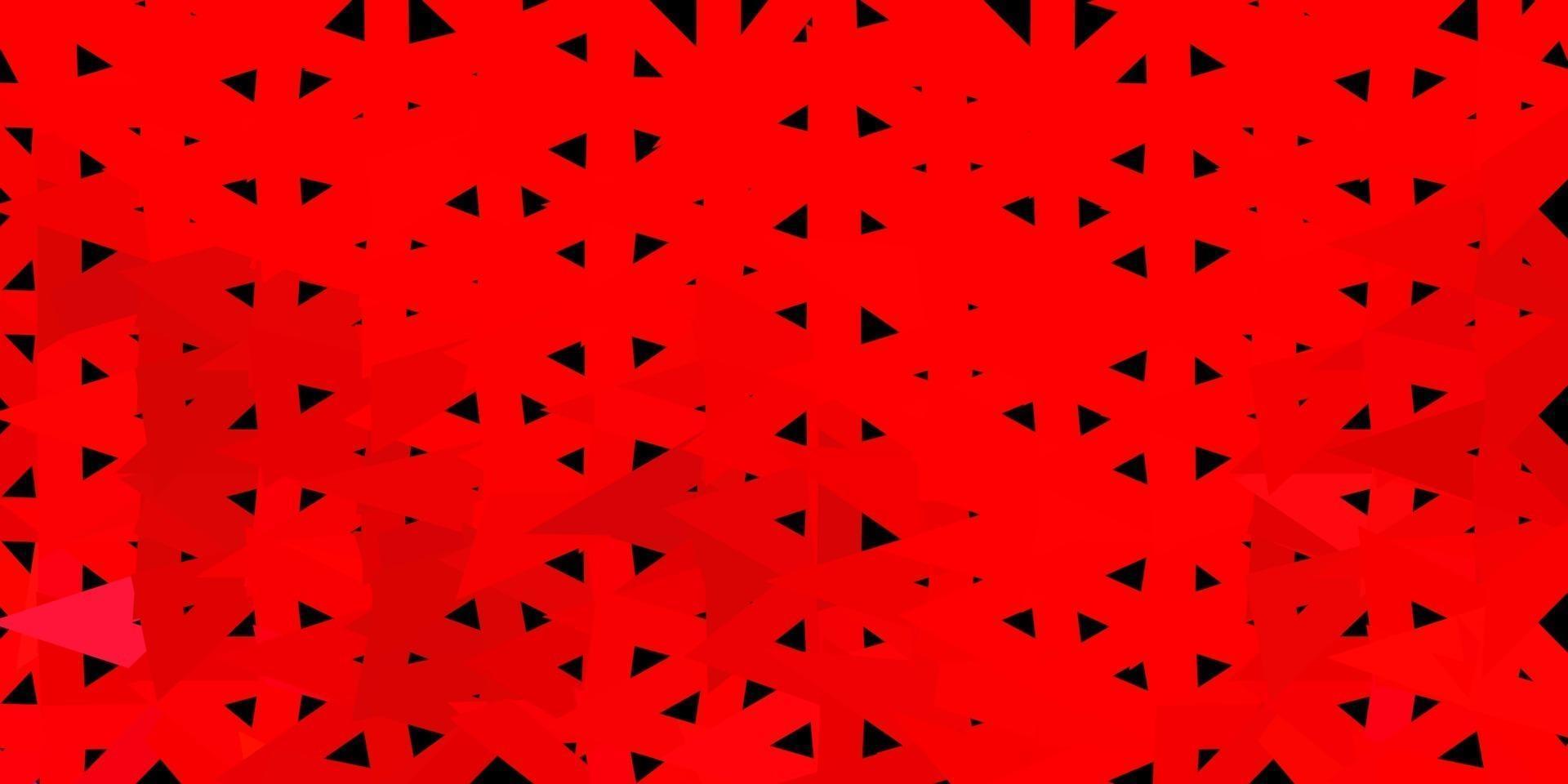conception de polygone dégradé vecteur rouge foncé.