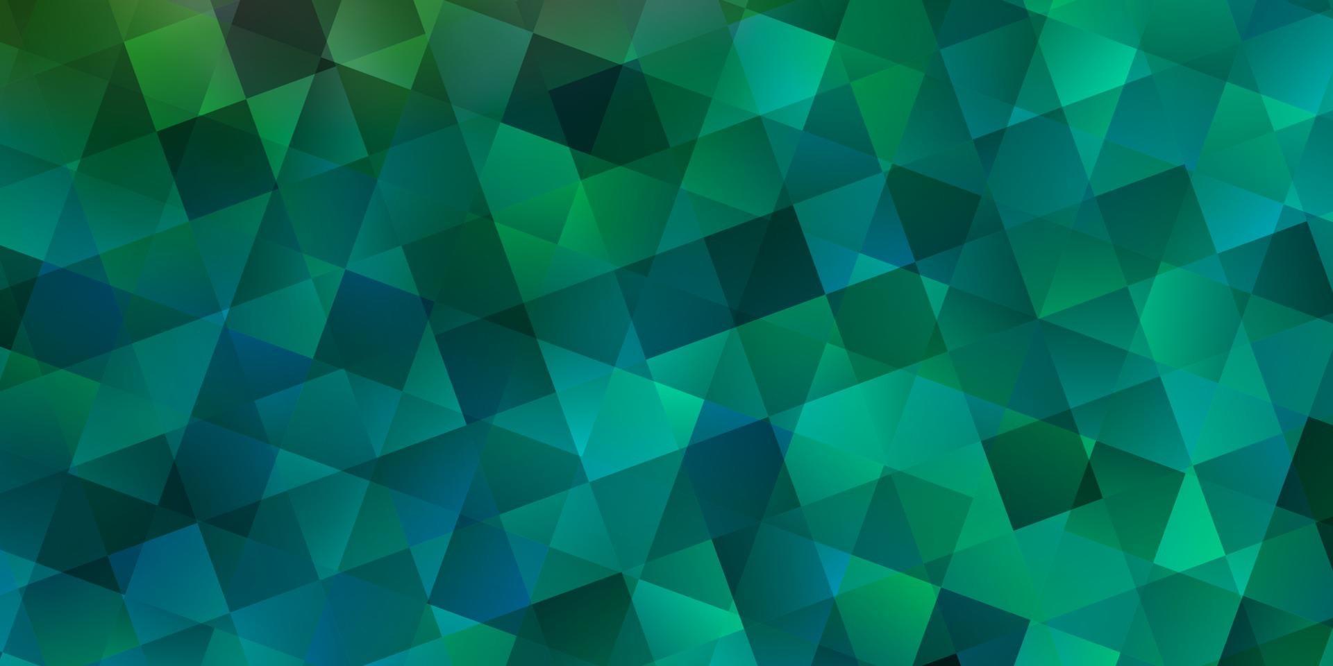 disposition vectorielle vert clair avec des rectangles, des triangles. vecteur