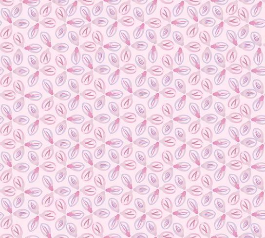 Motif de fleurs orientales Ornement floral abstrait Fond tissu Swirl vecteur