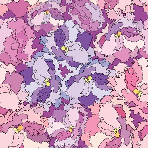 Modèle sans couture de point floral abstrait pétale de fleur vecteur